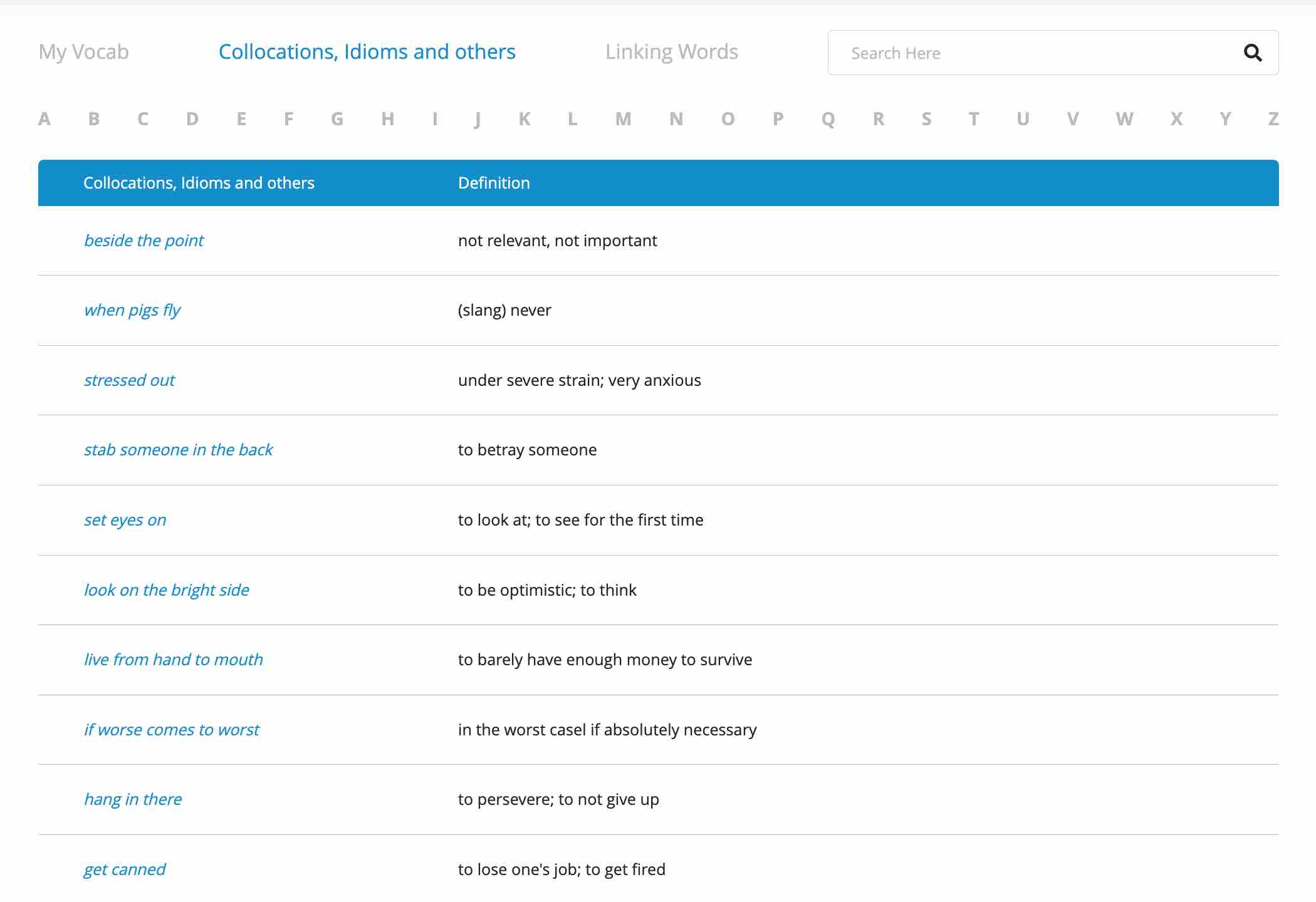 PTE idioms collocations, Pearson Test of English, PTE Practice Materials, PTE Ready, PTE Practice Platform